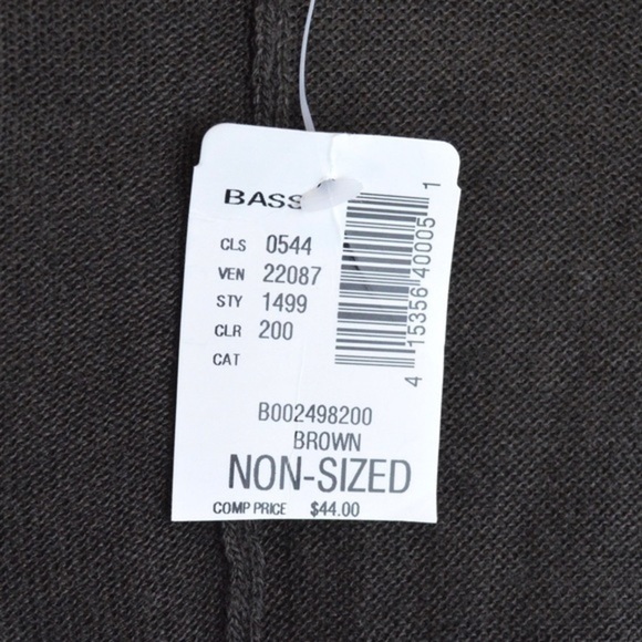 NWT Cejon Brown Acrylic Knit OSFA Blanket Wrap Sleeveless Drape - Picture 8 of 8